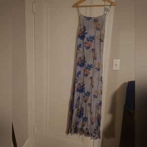 Free People low back long slip dress xs